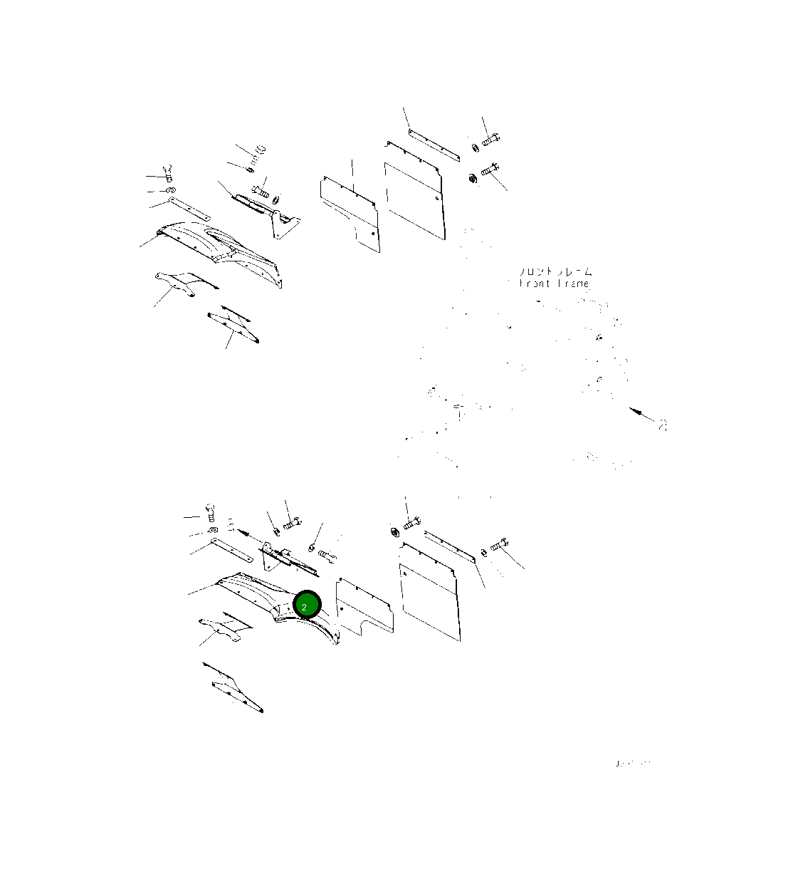 Кронштейн 419-U77-5753 Komatsu