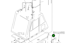 Кронштейн 569-54-81561 Komatsu