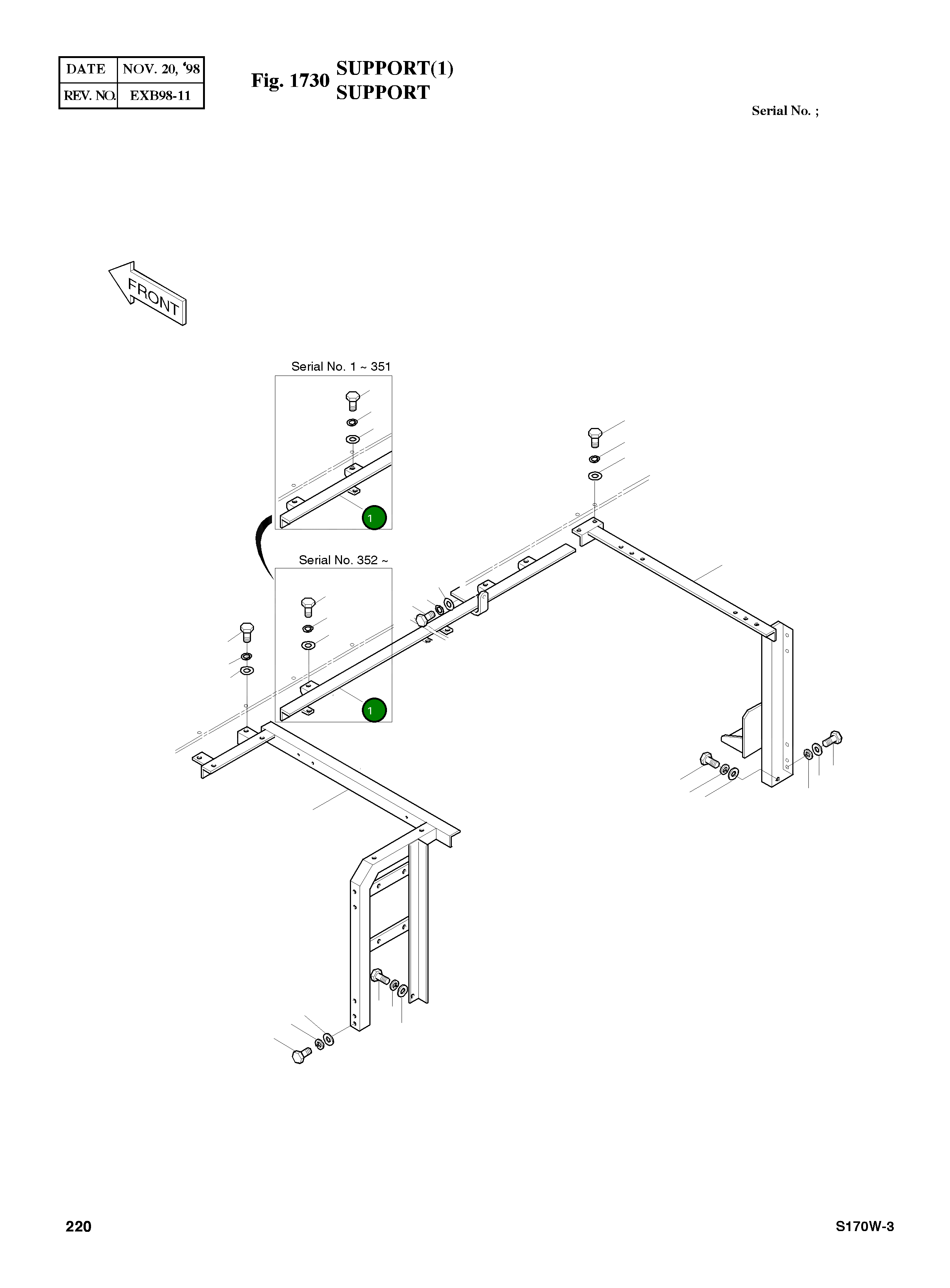 Опора 2195-4694 Komatsu