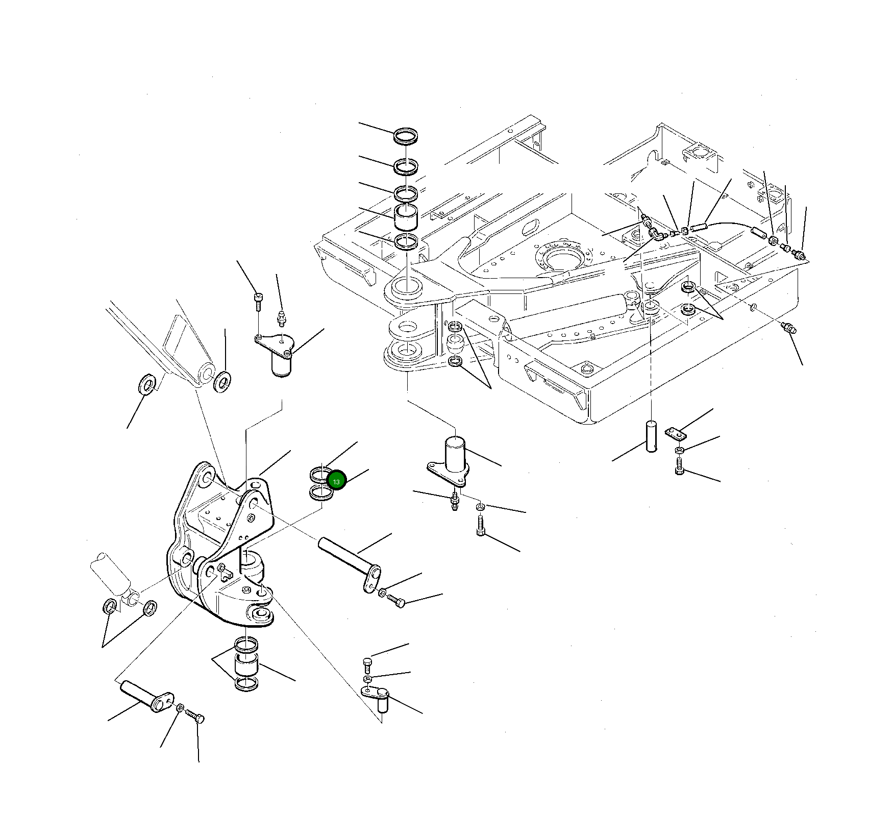 Палец 22E-70-11120 Komatsu