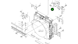Кронштейн 569-03-88872 Komatsu