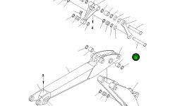 Палец 21J-70-11570 Komatsu