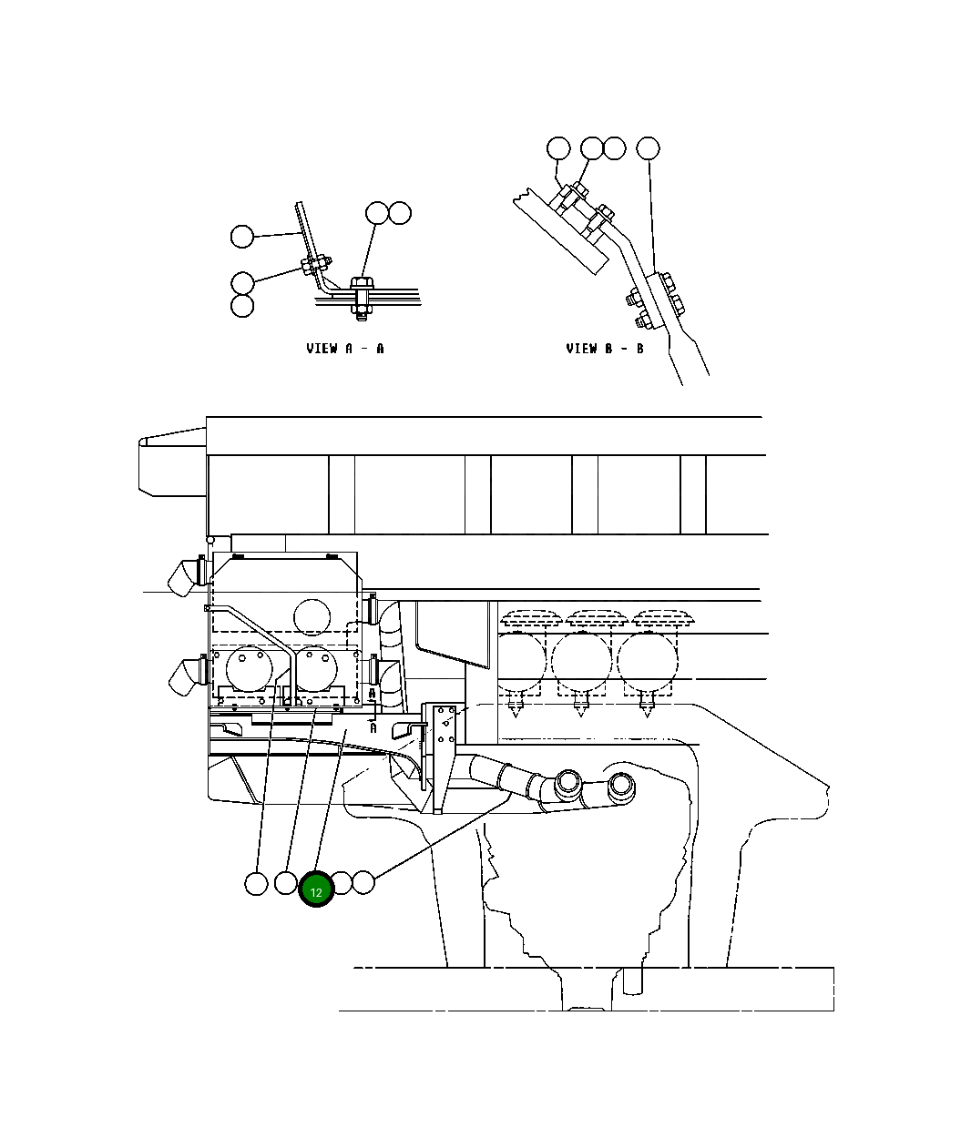 Опора 561-84-62250 Komatsu