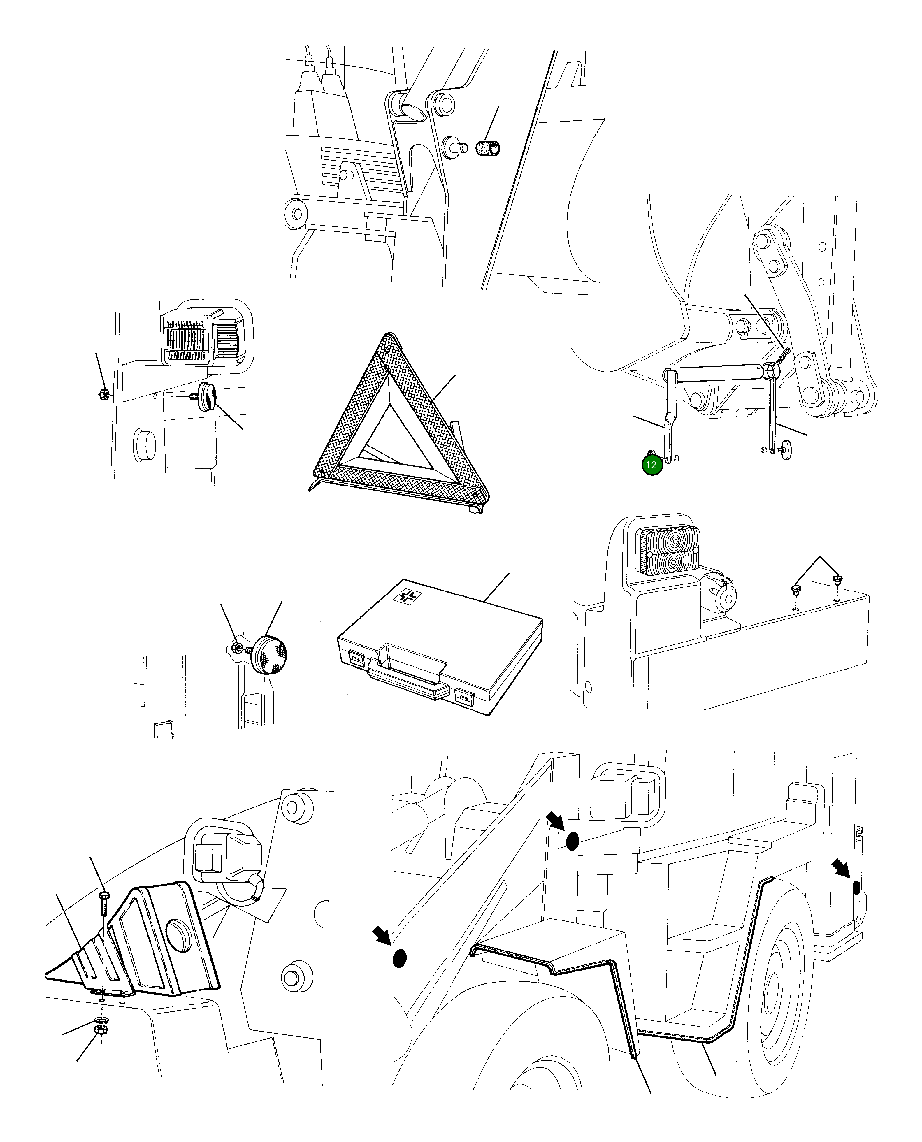 Опора 360757054 Komatsu
