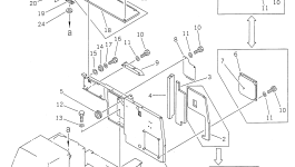 Лист 203-54-56351 Komatsu