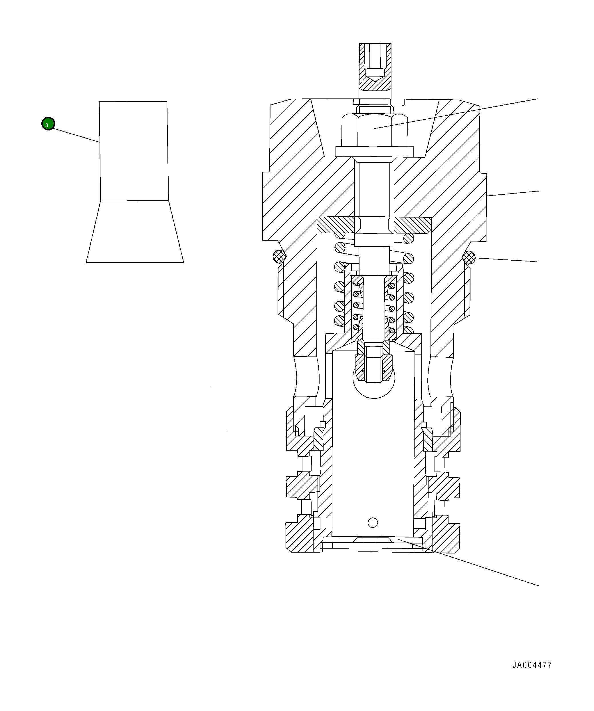 Колпак UC1091561749 Komatsu