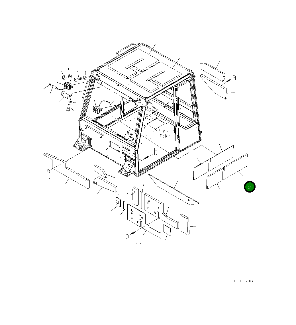 Лист 56E-54-23880 Komatsu