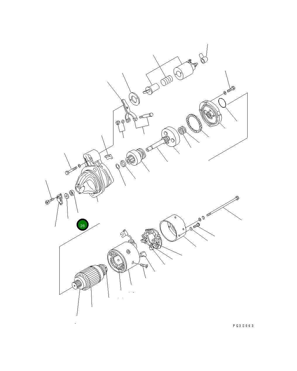 Металл YM121254-77690 Komatsu