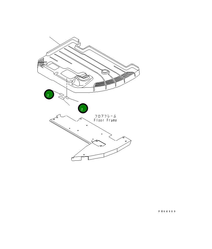 Лист 22L-54-11940 Komatsu