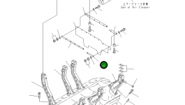 Кронштейн 6166-11-7980 Komatsu