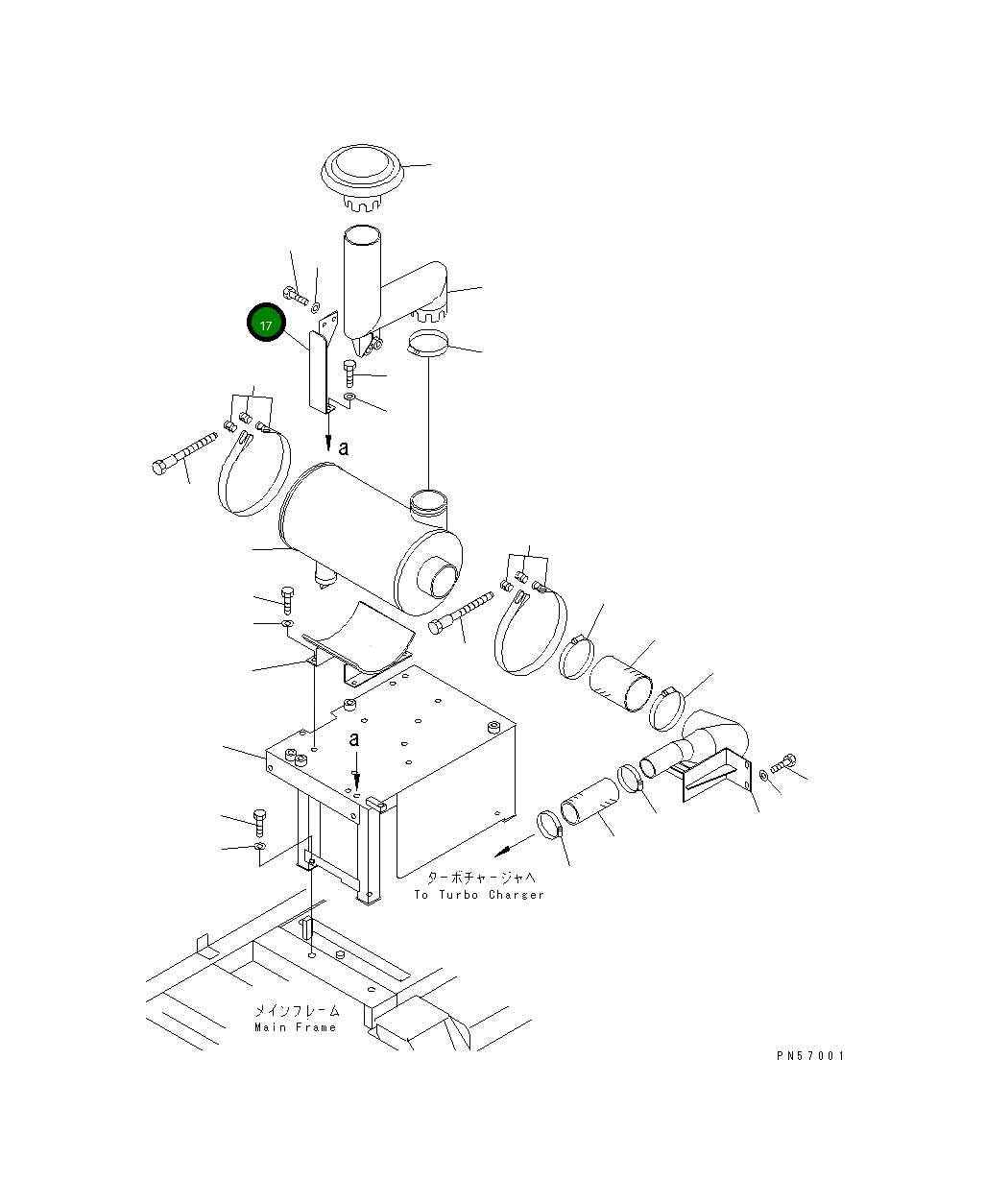 Кронштейн 277-01-53160 Komatsu