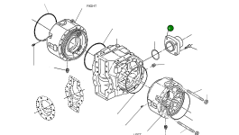 Опора 176.01.028.03 Komatsu