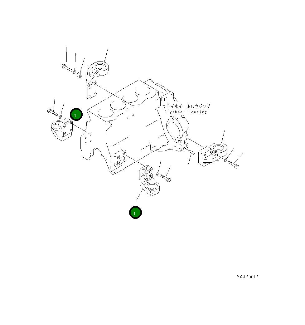 Кронштейн 203-01-61131 Komatsu