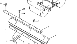 Кронштейн 2691-1-38720 Komatsu