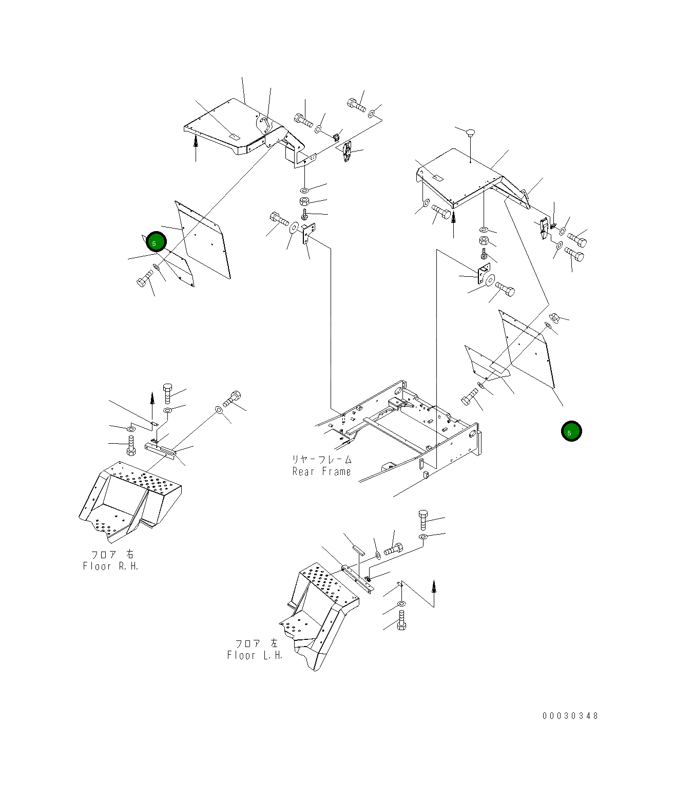 Лист 423-54-H4B00 Komatsu
