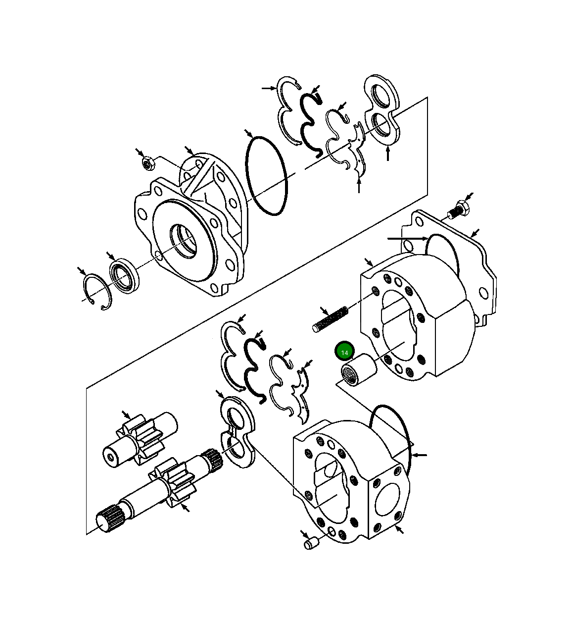 Муфта 1298 692 H1 Komatsu