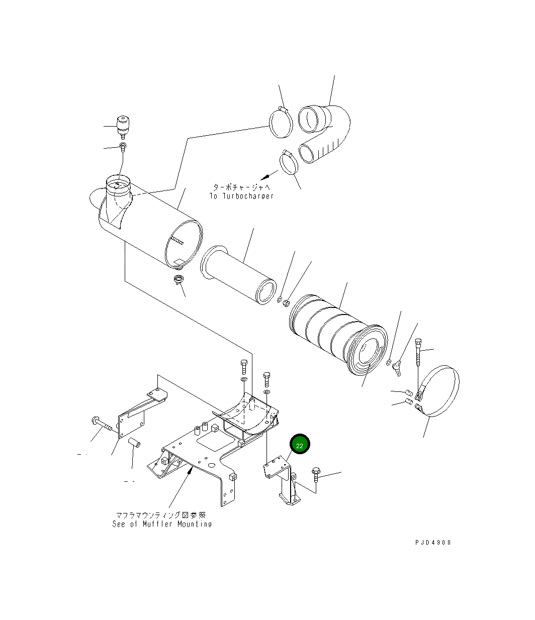 Кронштейн 124-01-51162 Komatsu
