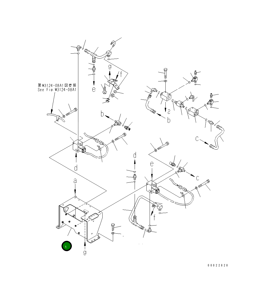 Кронштейн 569-88-86441 Komatsu