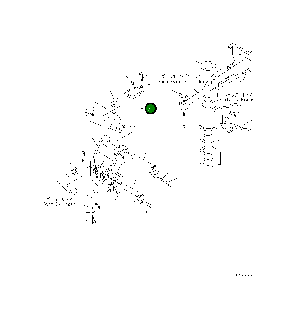 Палец 22F-70-11521 Komatsu