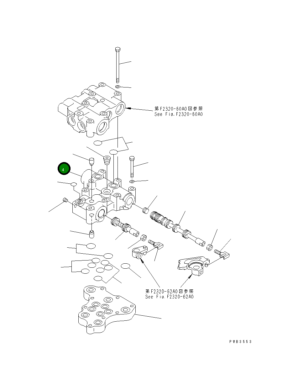 Корпус, в сборе 195-15-03520 Komatsu