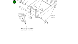 Палец 21W-70-31810 Komatsu