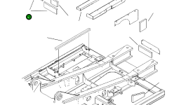Лист 208-54-K1650 Komatsu
