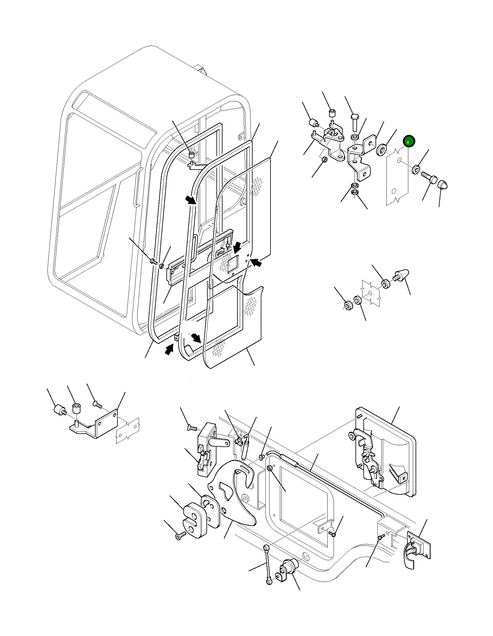 Кронштейн 3F0547738 Komatsu