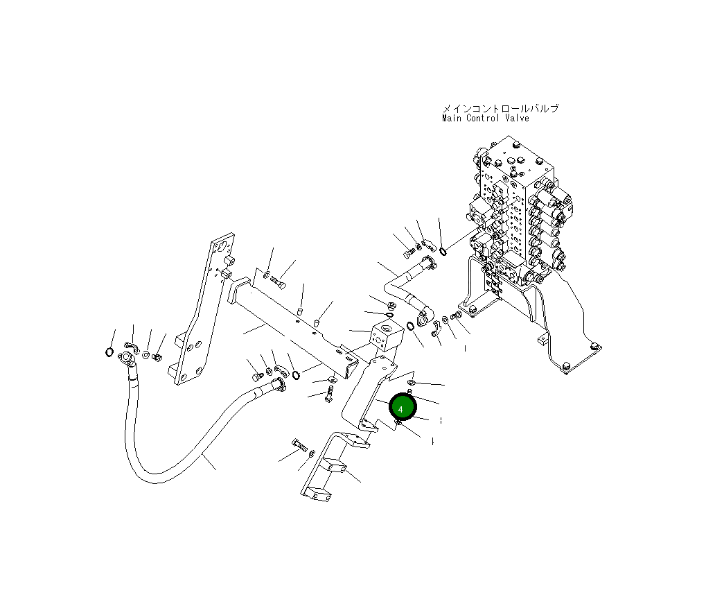 Кронштейн 20Y-62-K6790 Komatsu