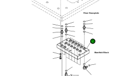 Коллекторный блок 207-62-A1350 Komatsu