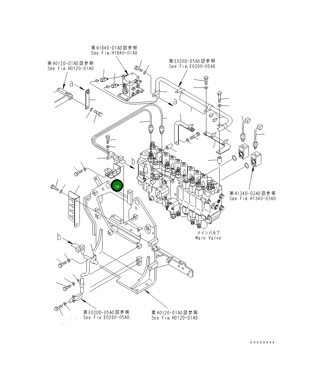 Кронштейн 8296-06-1440 Komatsu