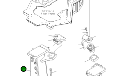 Кронштейн 198-54-62130 Komatsu