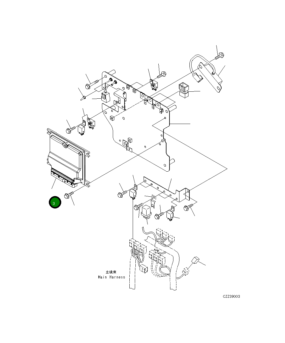 Контроллер 7835-45-5003 Komatsu