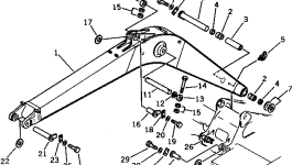 Палец 21K-70-21160 Komatsu