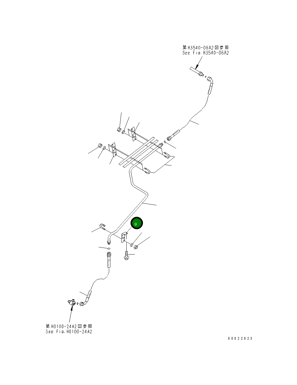 Кронштейн 569-88-86330 Komatsu