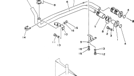 Трубка 561-61-11140 Komatsu