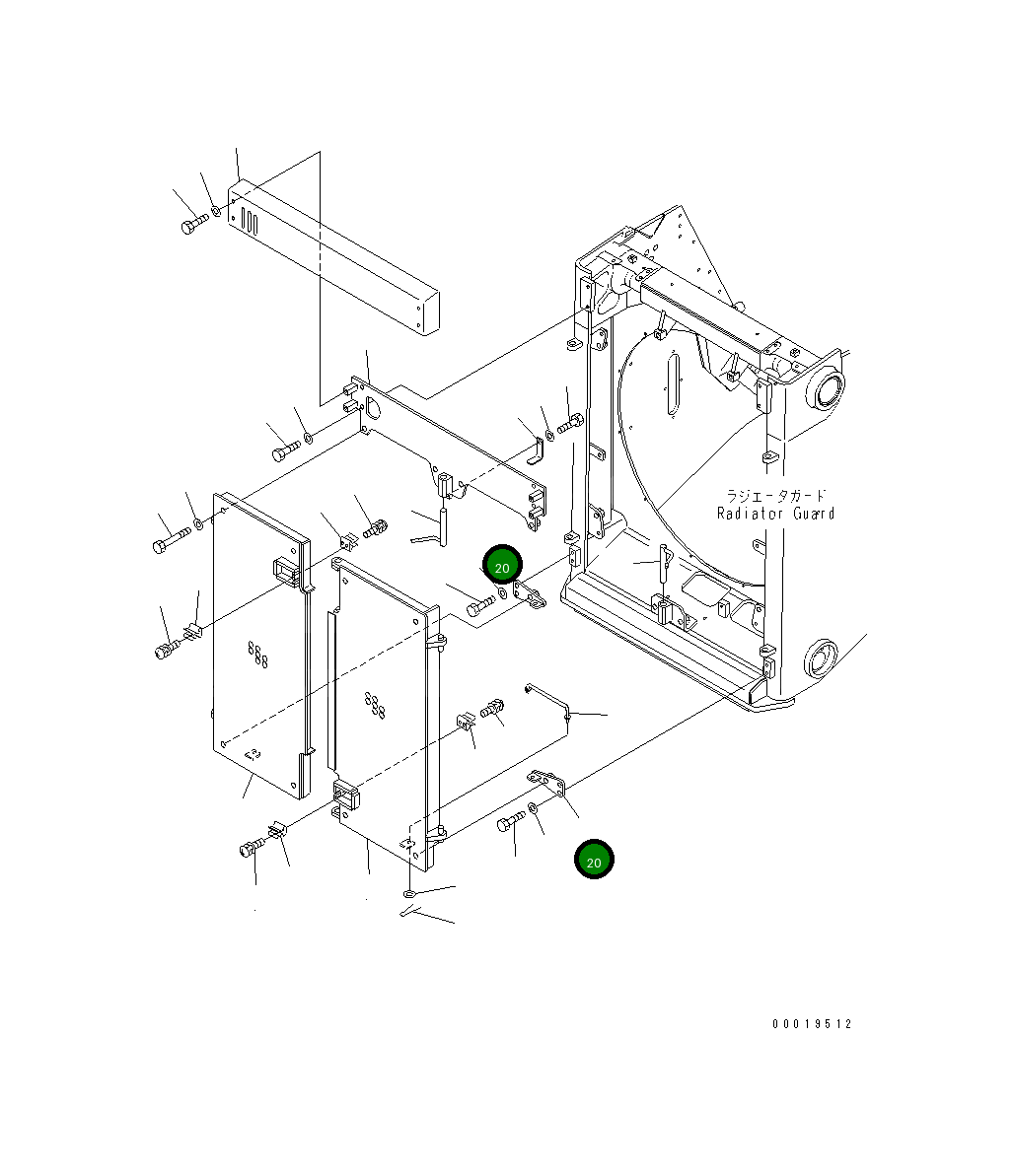 Кронштейн 17A-54-27130 Komatsu