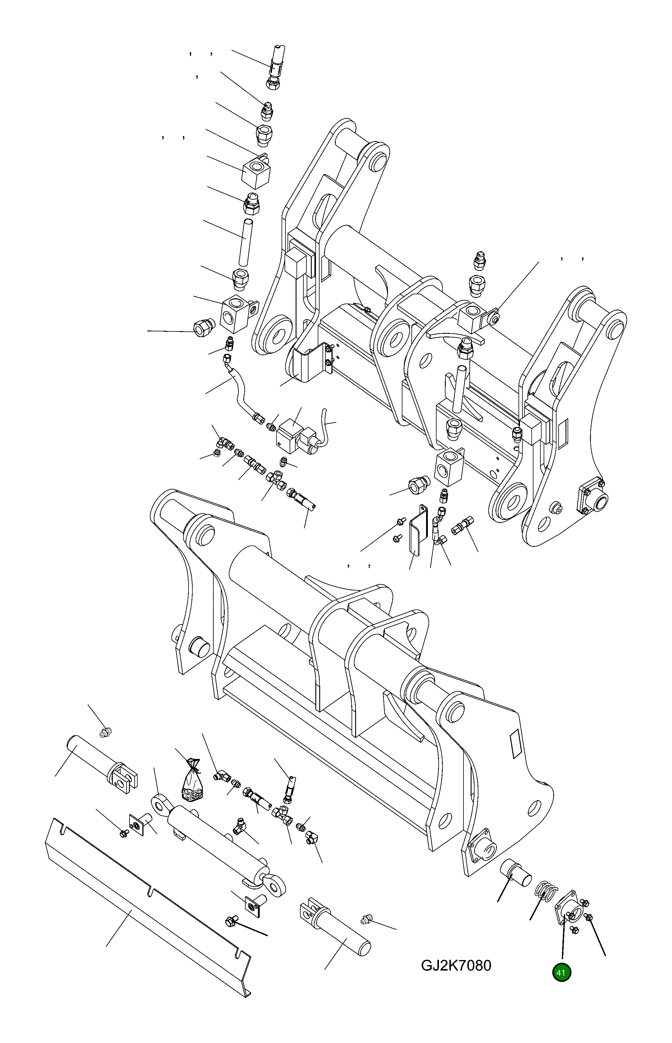 Корпус 416-71-H0P63 Komatsu