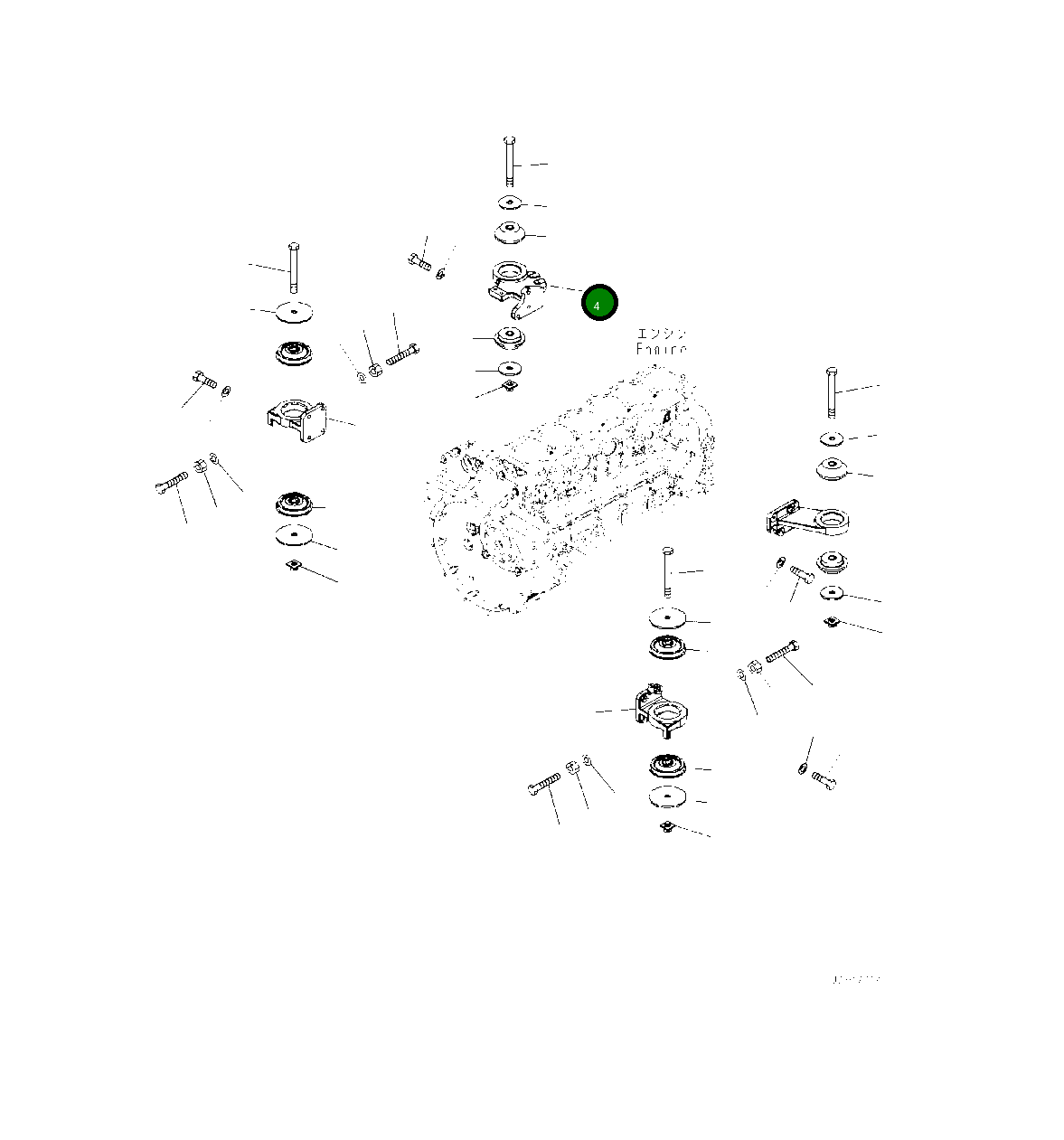 Кронштейн 419-01-51130 Komatsu