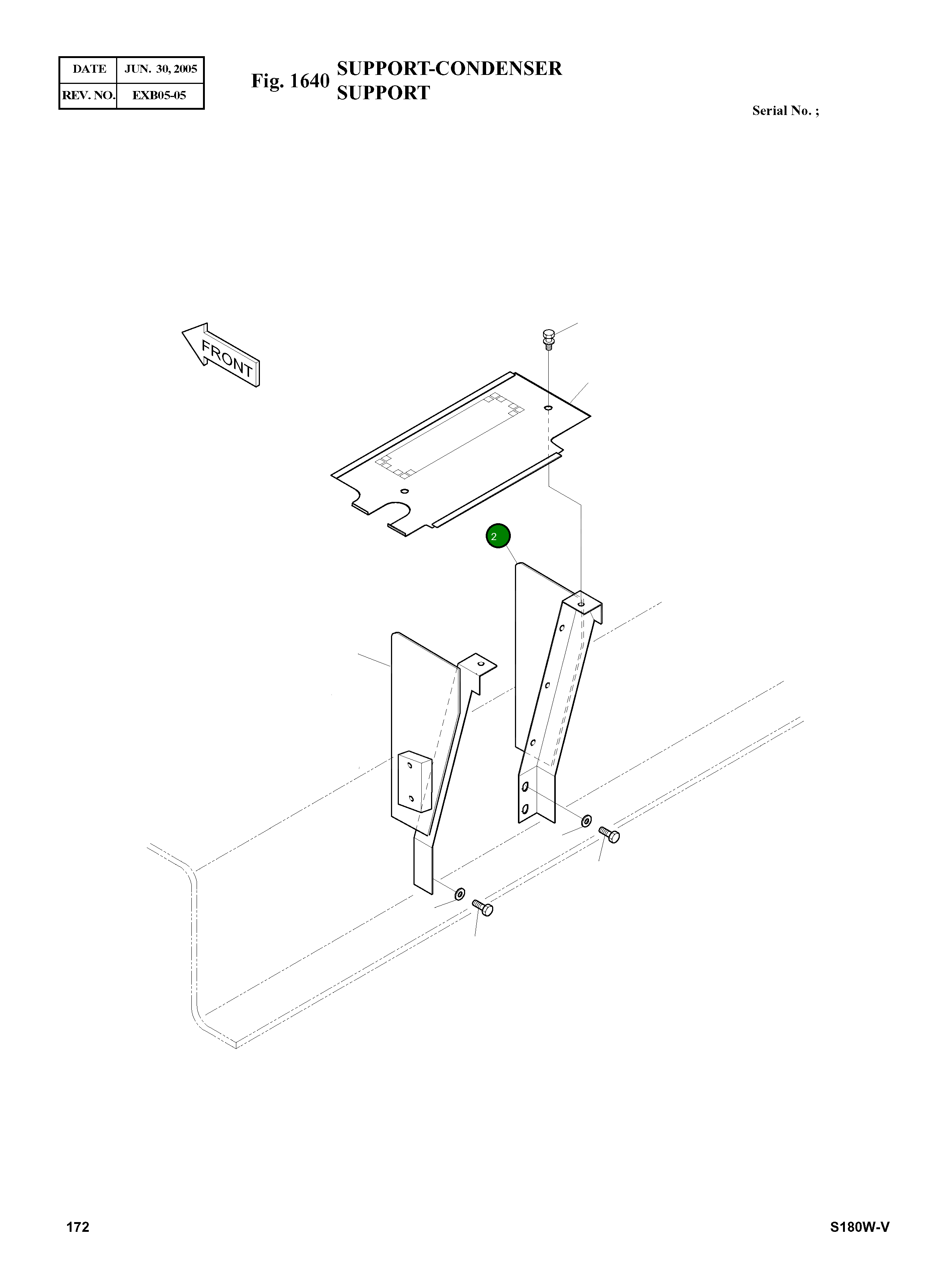 Опора 2197-2133B Komatsu
