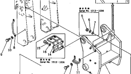 Кронштейн 198-69-11110 Komatsu