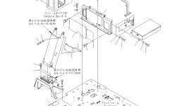 Кронштейн 23B-54-33182 Komatsu