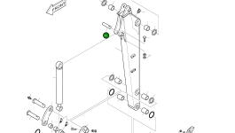 Палец 2123-2165B Komatsu
