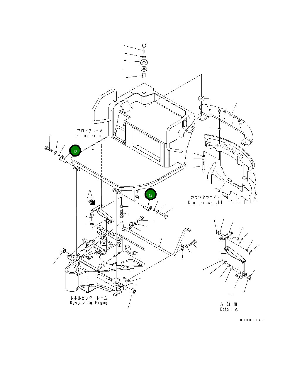 Палец 22L-54-22190 Komatsu
