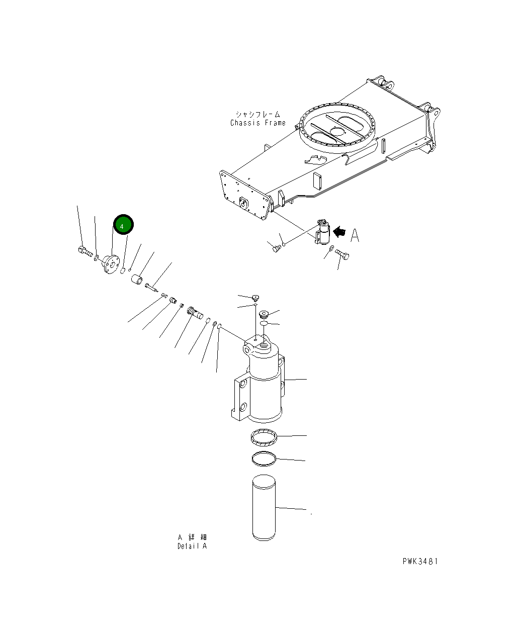 Корпус 20G-61-K2030 Komatsu