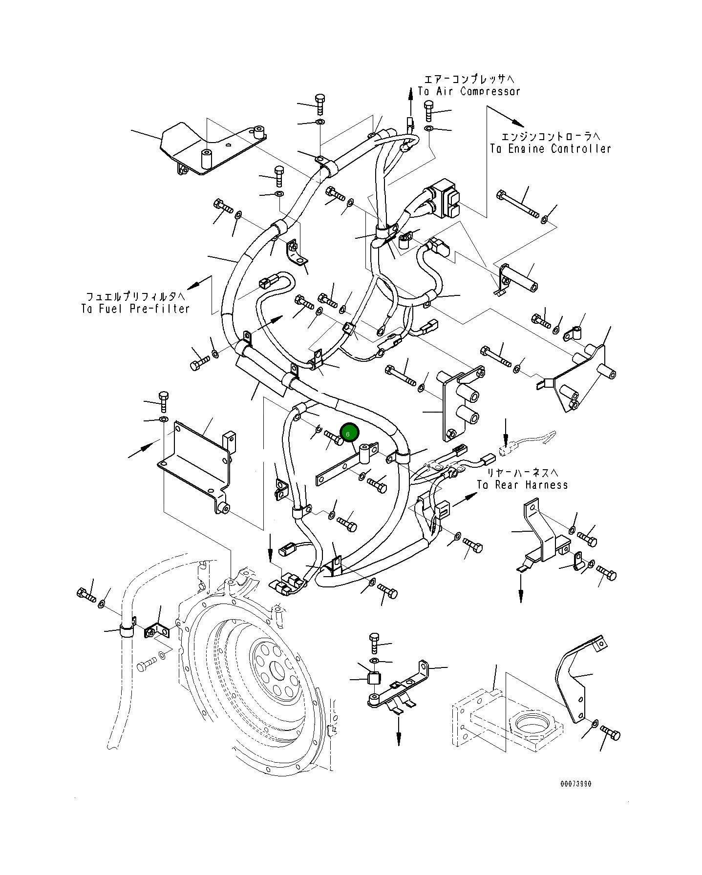 Кронштейн 419-06-42520 Komatsu