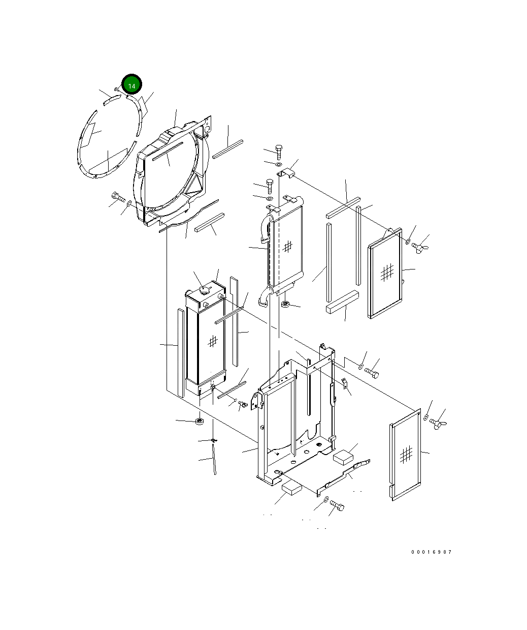 Колпак 21W-03-42630 Komatsu