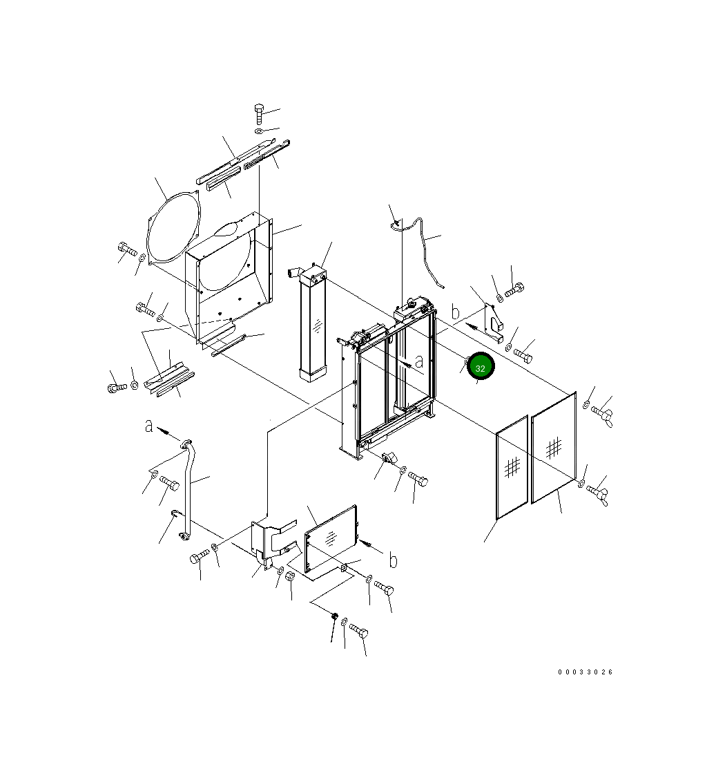 Кронштейн 21K-03-71352 Komatsu