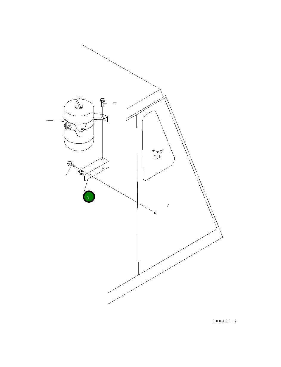 Кронштейн 567-03-71370 Komatsu