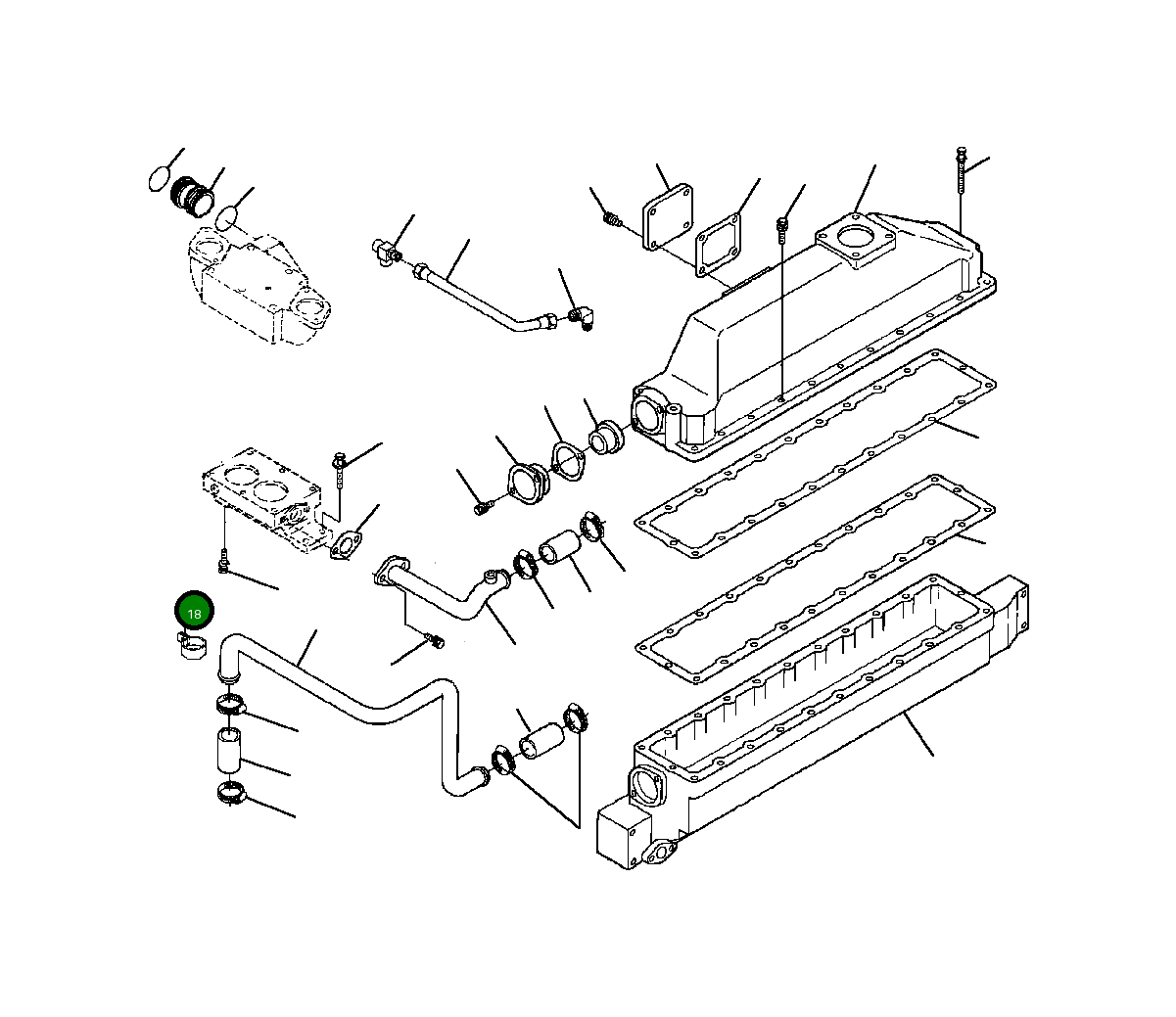 Клипса 1239 225 H1 Komatsu