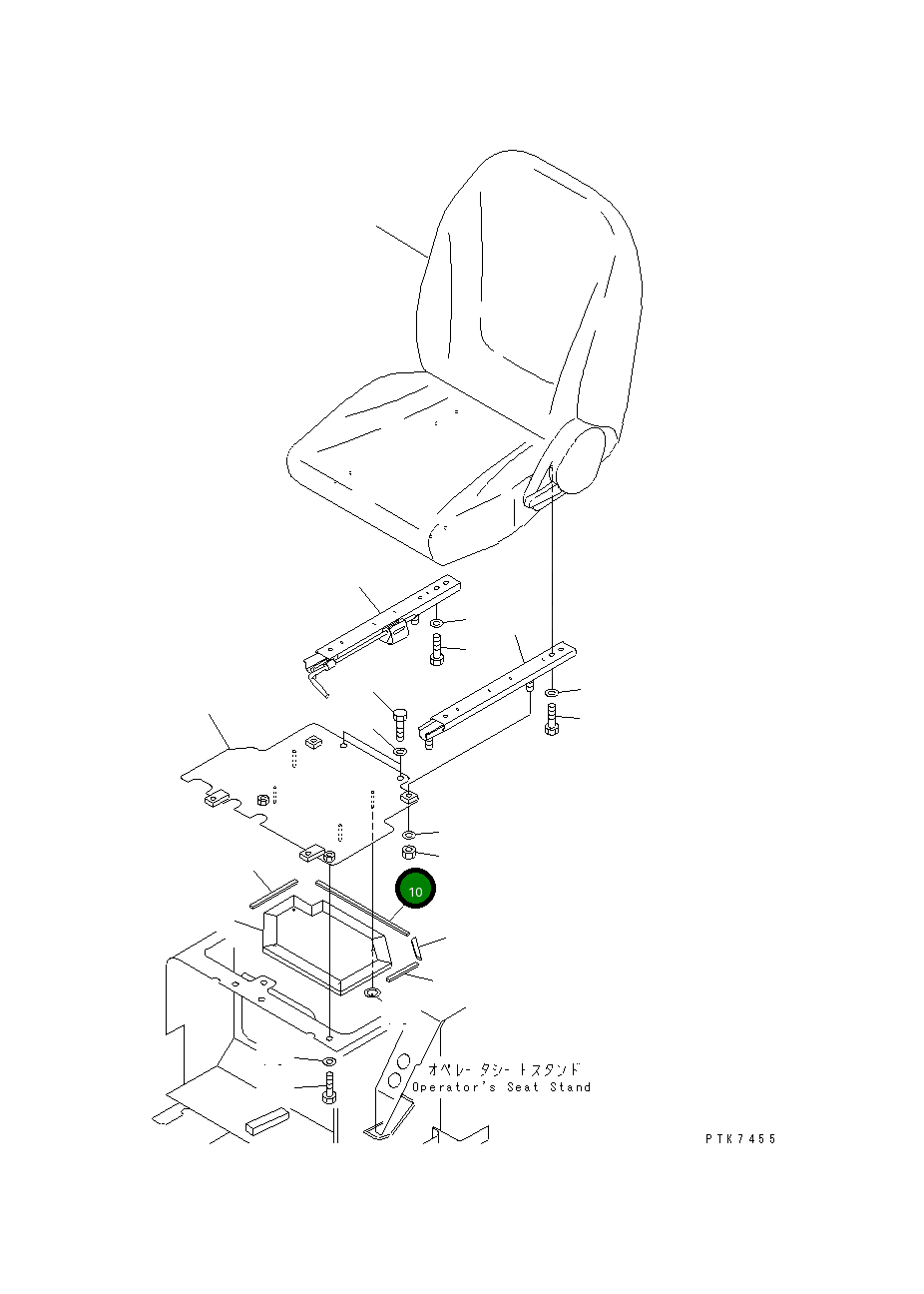 Лист 21X-57-31150 Komatsu